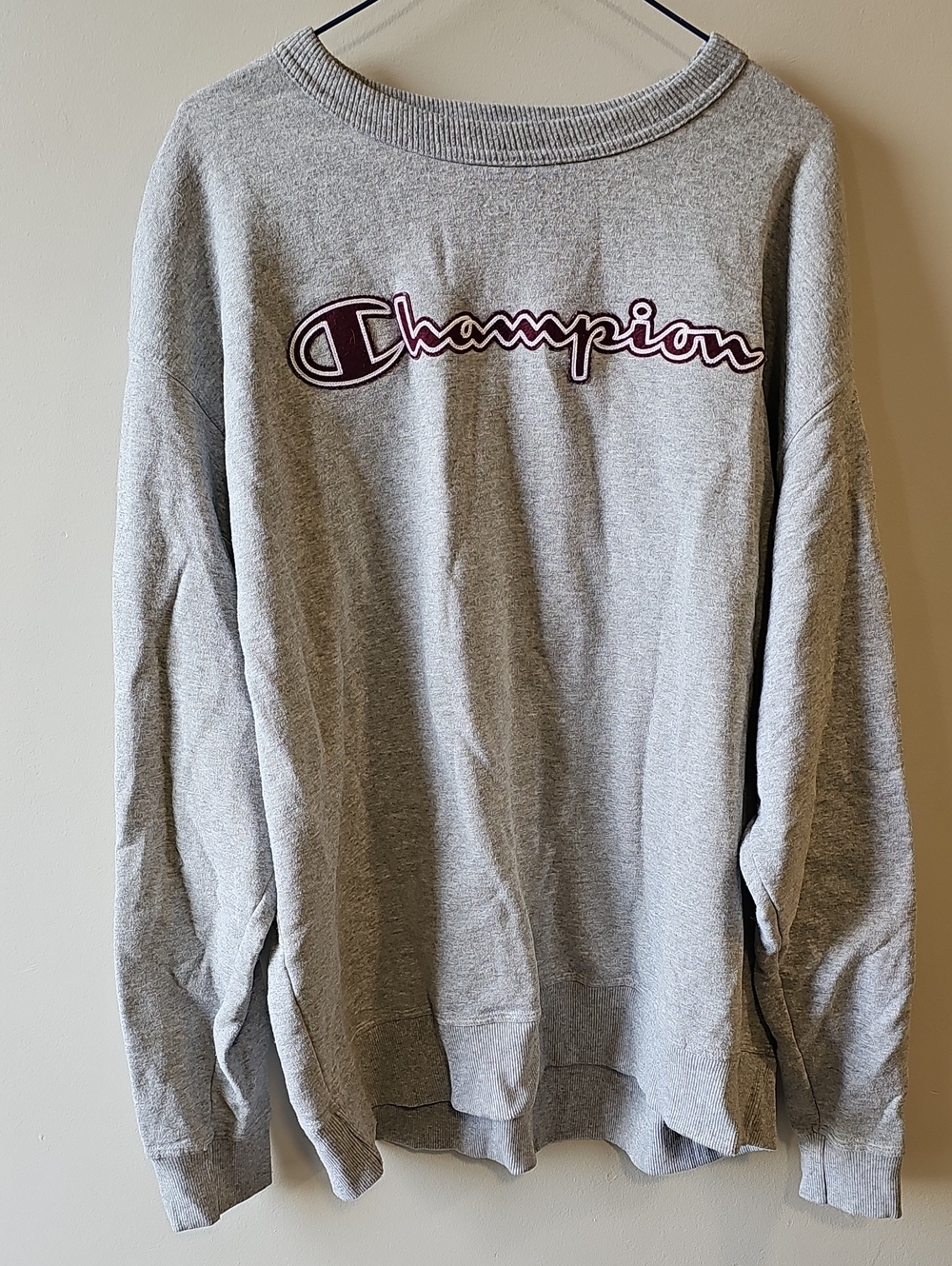 Champion XL Gray Crewneck Sweatshirt